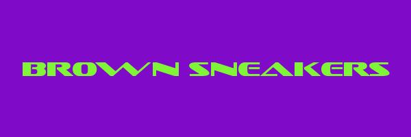BROWN SNEAKERS Logo