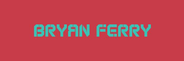 BRYAN FERRY Logo