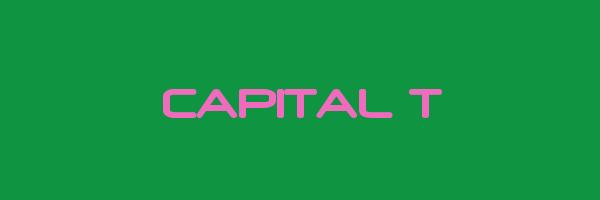 CAPITAL T Logo