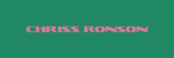 CHRISS RONSON Logo