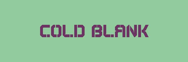 COLD BLANK Logo