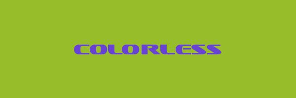 COLORLESS Logo