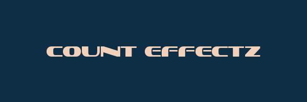 COUNT EFFECTZ Logo