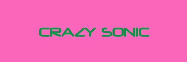 CRAZY SONIC Logo