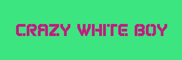 CRAZY WHITE BOY Logo