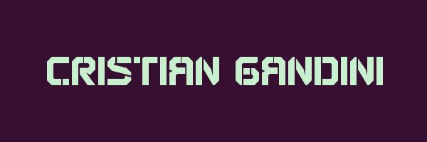 CRISTIAN GANDINI Logo