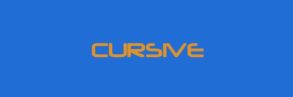 CURSIVE Logo
