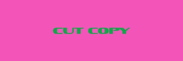 CUT COPY Logo