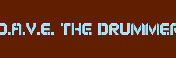 D.A.V.E. THE DRUMMER Logo