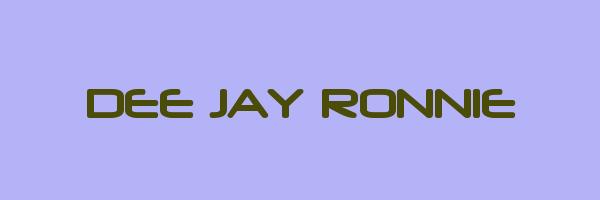 DEE JAY RONNIE Logo