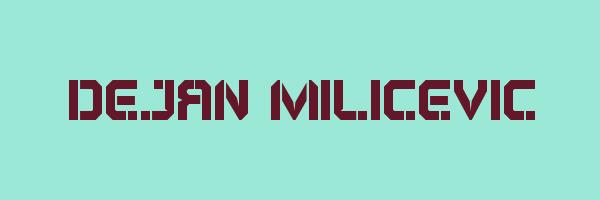DEJAN MILICEVIC Logo
