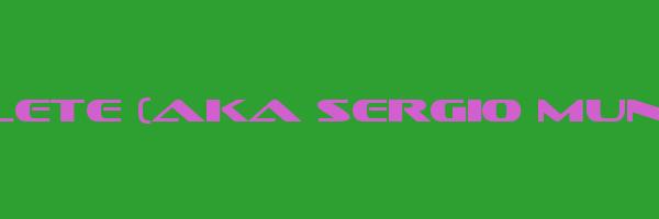 DELETE (AKA SERGIO MUNOZ) Logo