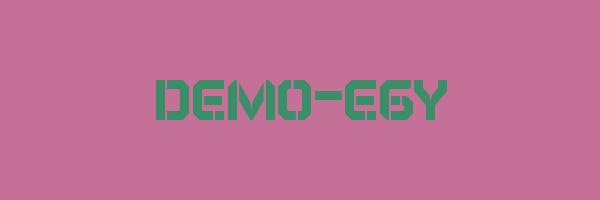 DEMO-EGY Logo