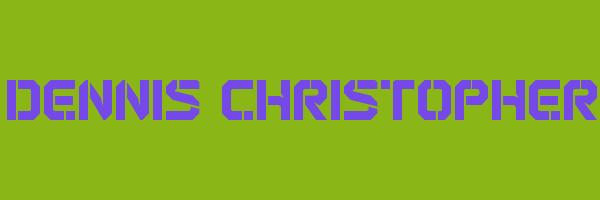 DENNIS CHRISTOPHER Logo