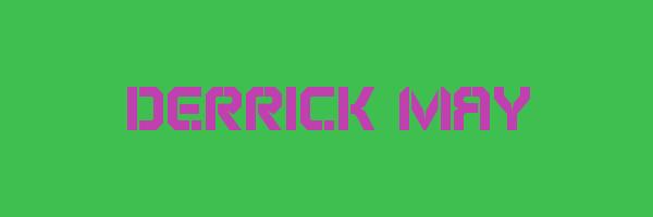 DERRICK MAY Logo