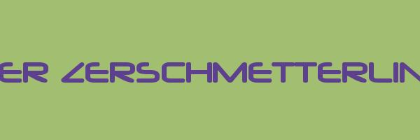 DER ZERSCHMETTERLING Logo