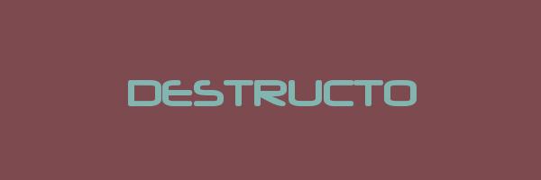 DESTRUCTO Logo
