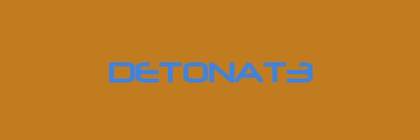 DET0NAT3 Logo