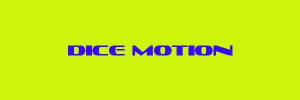DICE MOTION Logo