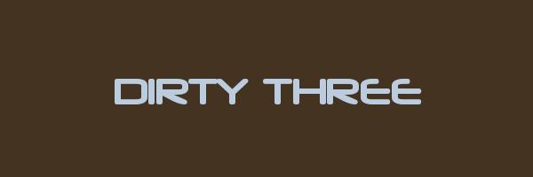 DIRTY THREE Logo