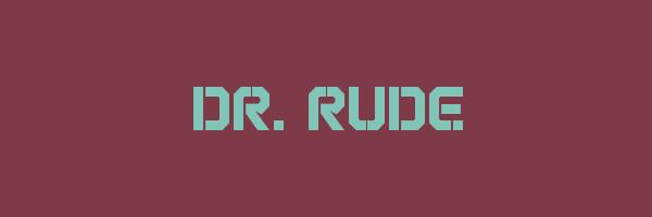 DR. RUDE Logo