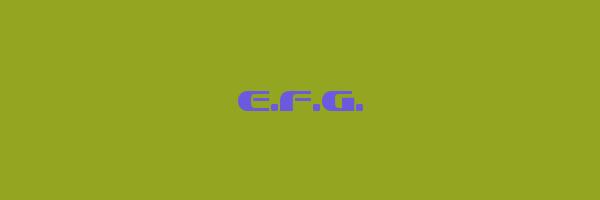 E.F.G. Logo