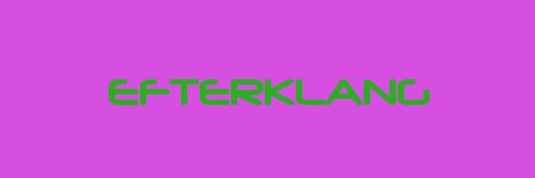 EFTERKLANG Logo