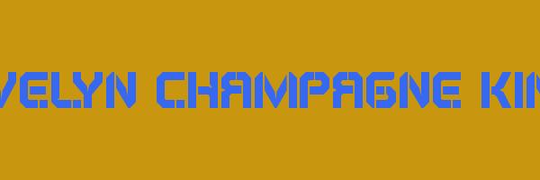 EVELYN CHAMPAGNE KING Logo