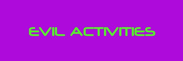 EVIL ACTIVITIES Logo