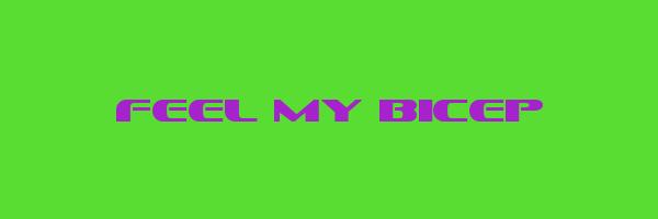 FEEL MY BICEP Logo