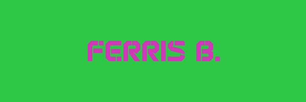 FERRIS B. Logo