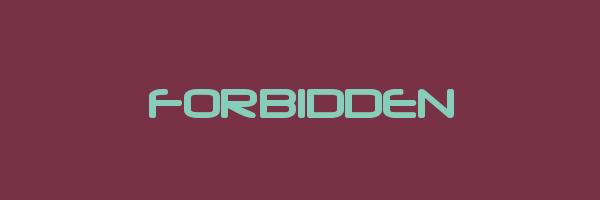 FORBIDDEN Logo