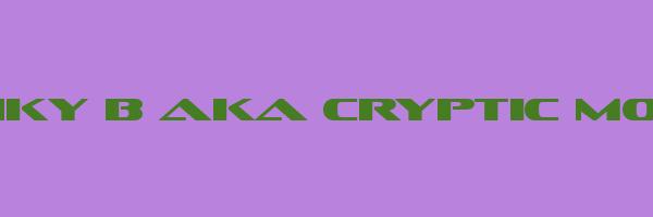 FRANKY B AKA CRYPTIC MONKEY Logo