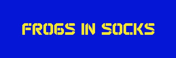 FROGS IN SOCKS Logo