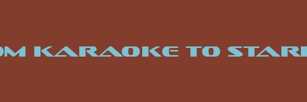 FROM KARAOKE TO STARDOM Logo