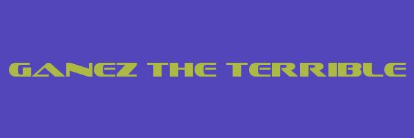 GANEZ THE TERRIBLE Logo