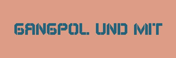 GANGPOL UND MIT Logo