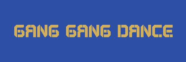 GANG GANG DANCE Logo