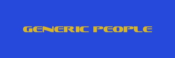 GENERIC PEOPLE Logo