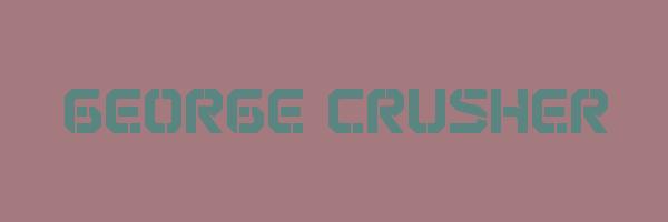 GEORGE CRUSHER Logo