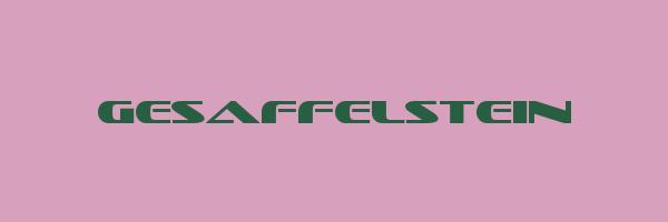 GESAFFELSTEIN Logo