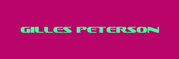 GILLES PETERSON Logo
