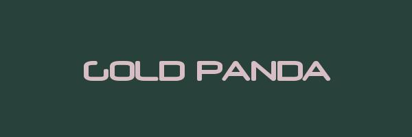 GOLD PANDA Logo
