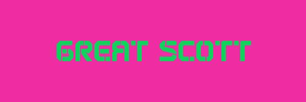 GREAT SCOTT Logo