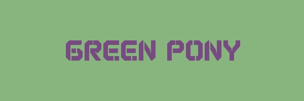 GREEN PONY Logo