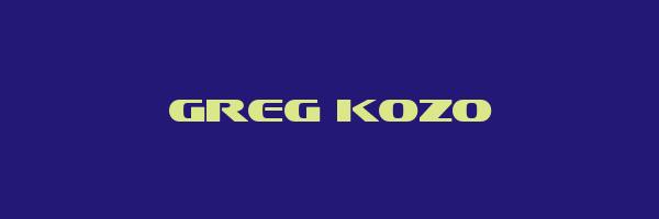 GREG KOZO Logo