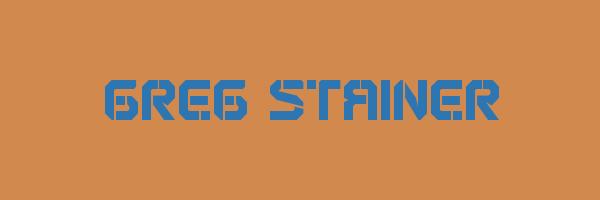 GREG STAINER Logo