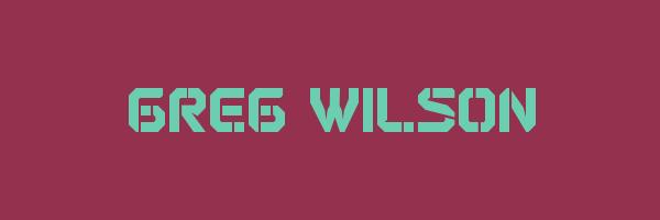 GREG WILSON Logo