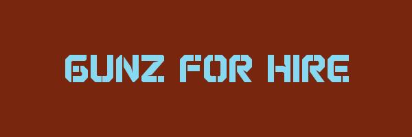 GUNZ FOR HIRE Logo
