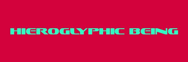 HIEROGLYPHIC BEING Logo